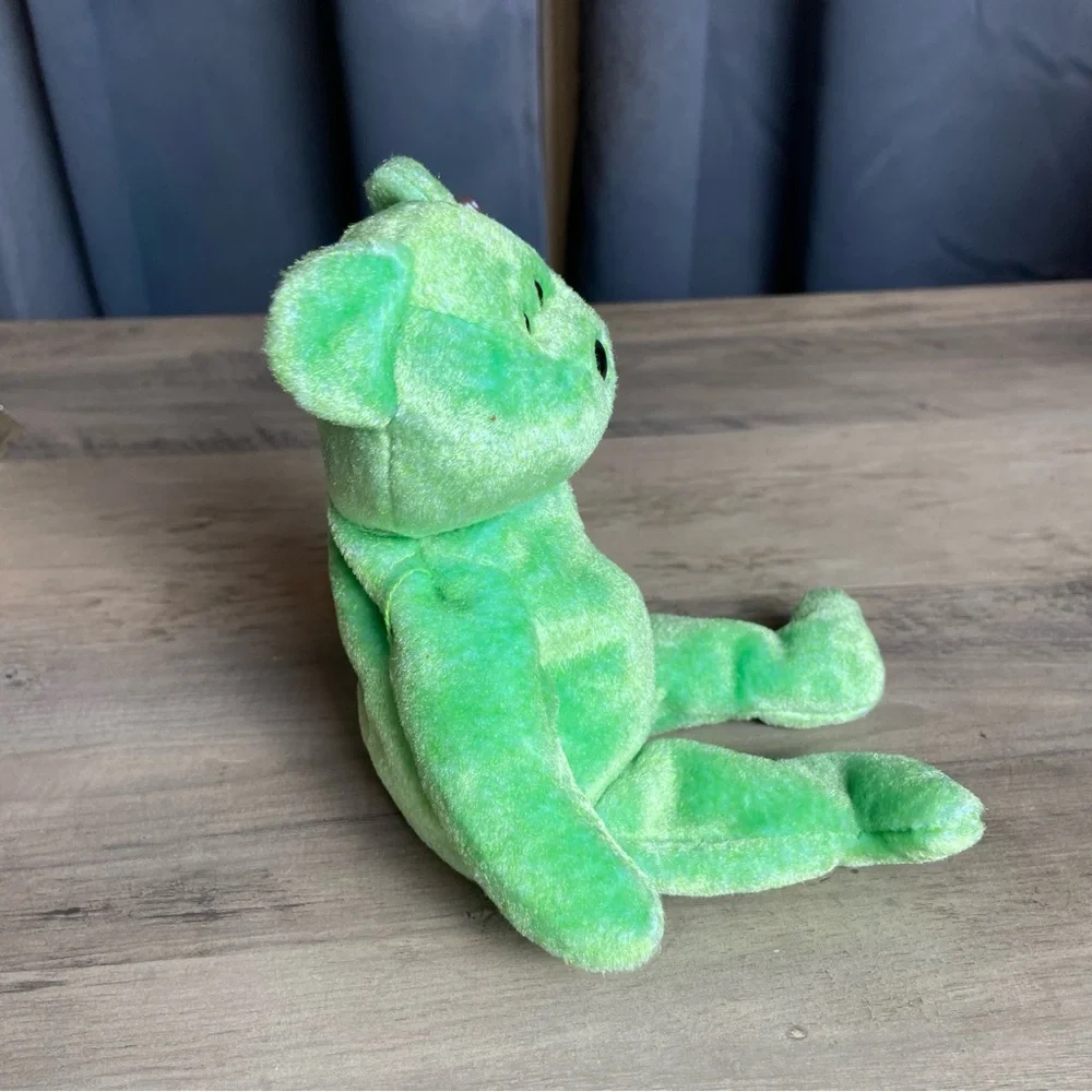 Ty Green Soccer Bear Plush‎ Toy